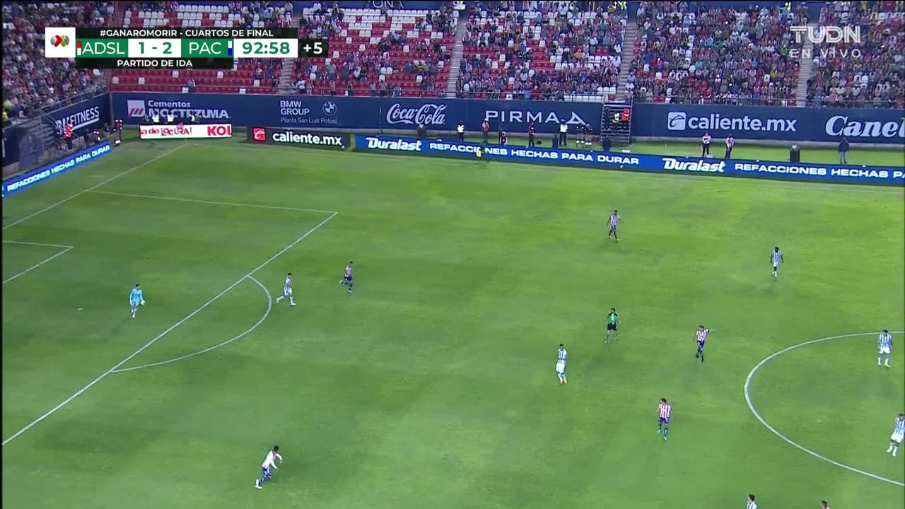 ¡GOOOL! Juan Manuel Sanabria anota para Atlético San Luis.