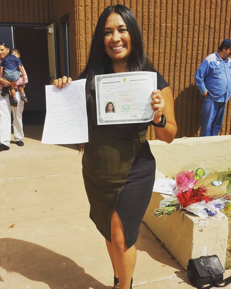 La conocida dreamer Dulce Matuz ya es ciudadana estadounidense