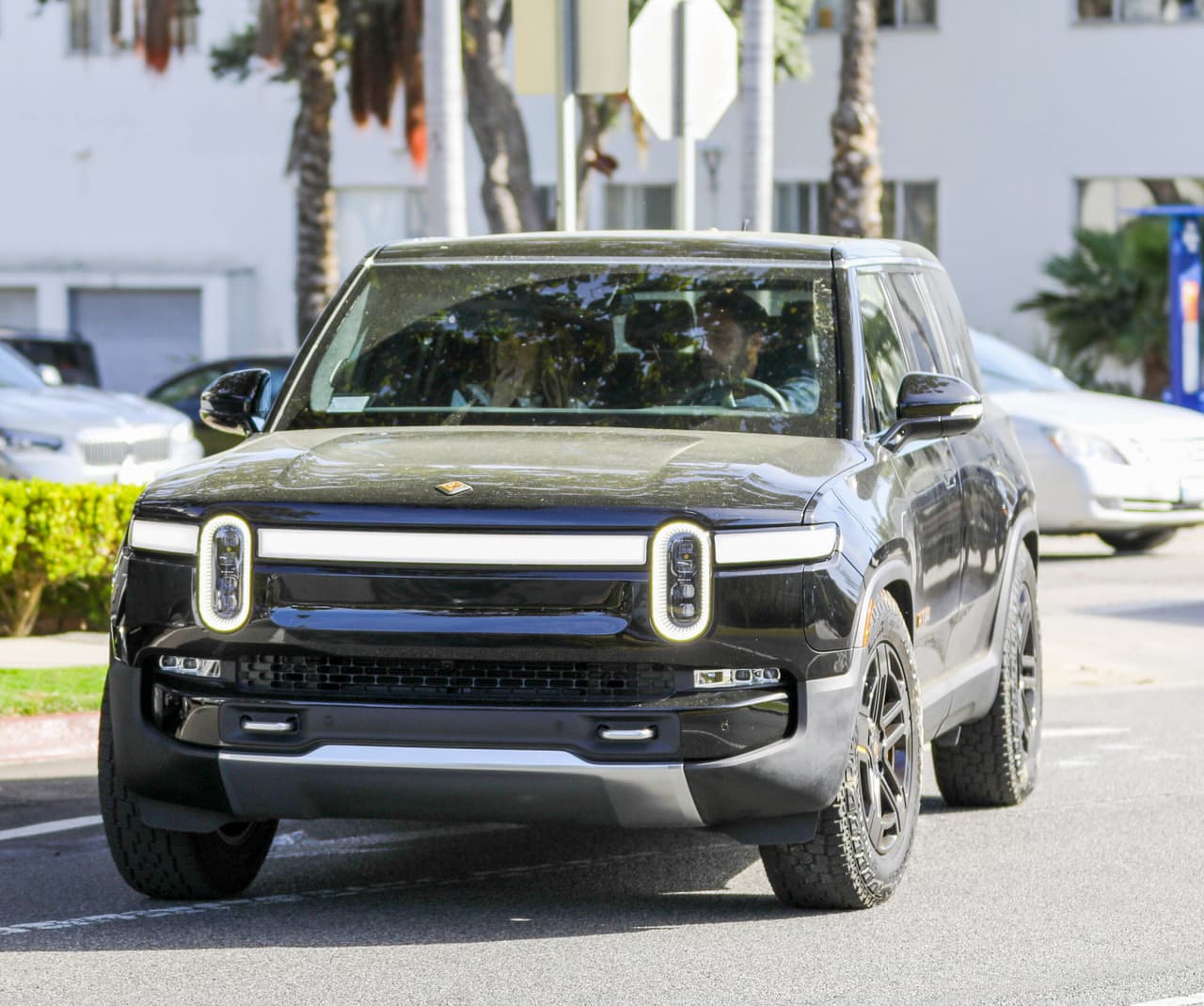 Ben Affleck fue el conductor en la salida familiar.