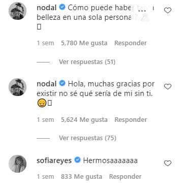 Finalmente le escribió: "¿Cómo puede haber tanta belleza en una sola persona?" y "Hola, muchas gracias por existir. No sé qué sería de mí sin ti".