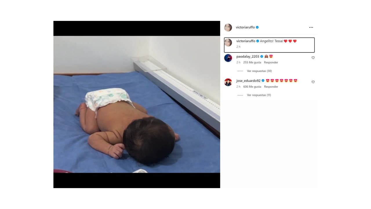 Victoria Ruffo sorprendió al publicar la primera foto de su nieta Tessa en sus redes.