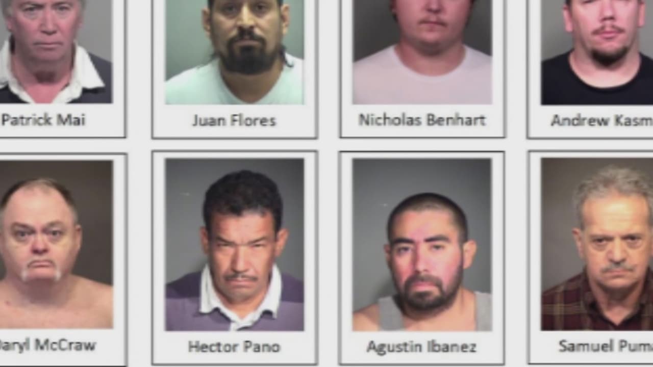 Operativo en Phoenix termina con el arresto masivo de presuntos depredadores sexuales