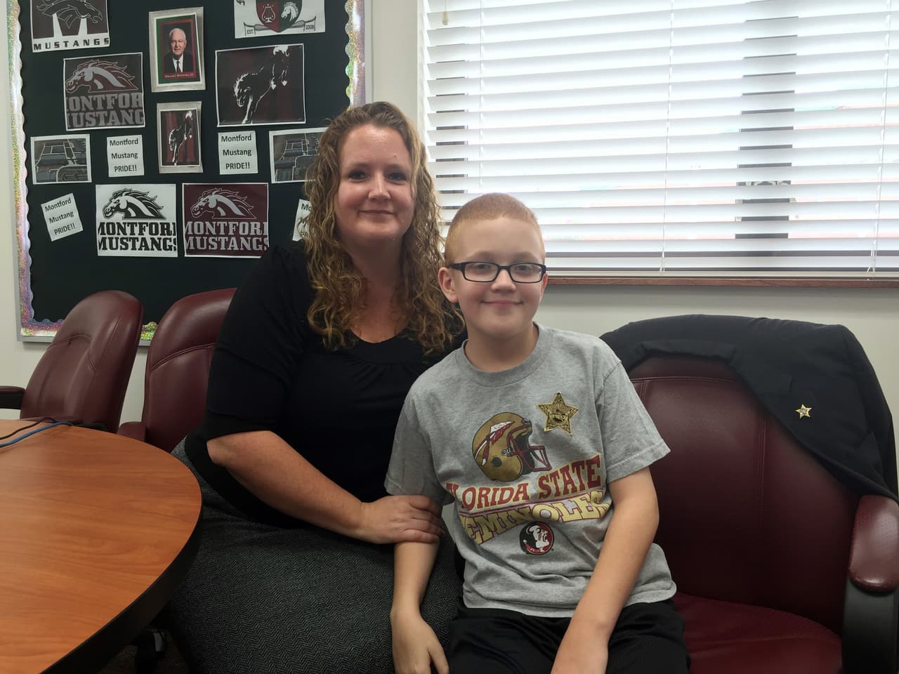 Leah Paske y su hijo, Bo