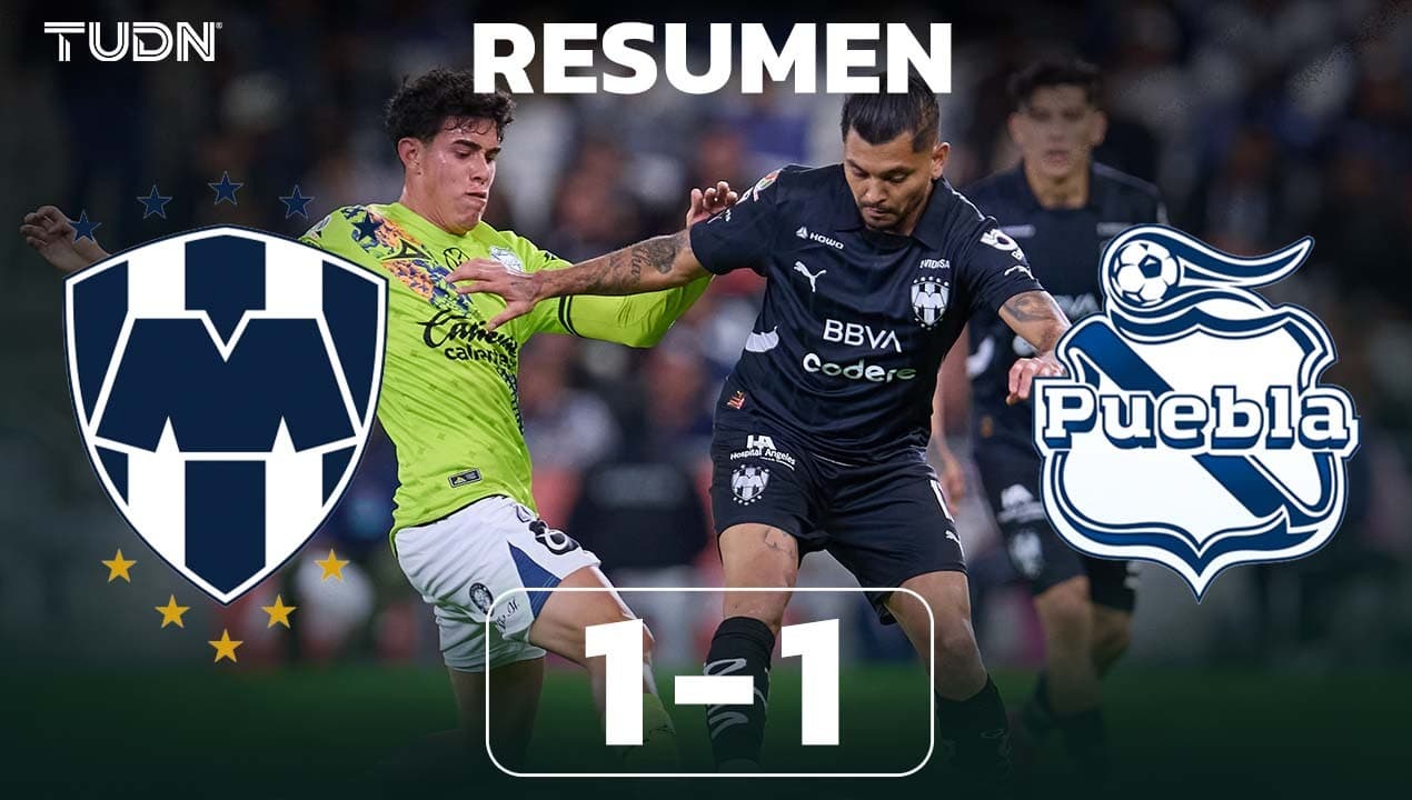 Monterrey deja escapar el triunfo ante Puebla