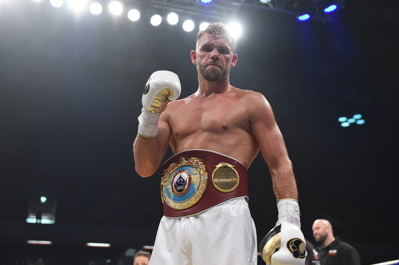 LONDON, ENGLAND - SEPTEMBER 16: Billy Joe Saunders defeats Willie Munroe Jr for the WBO World Middleweight Title fight at Copper Box Arena on September 16, 2017 in London, England. (Photo by Leigh Dawney/Getty Images)