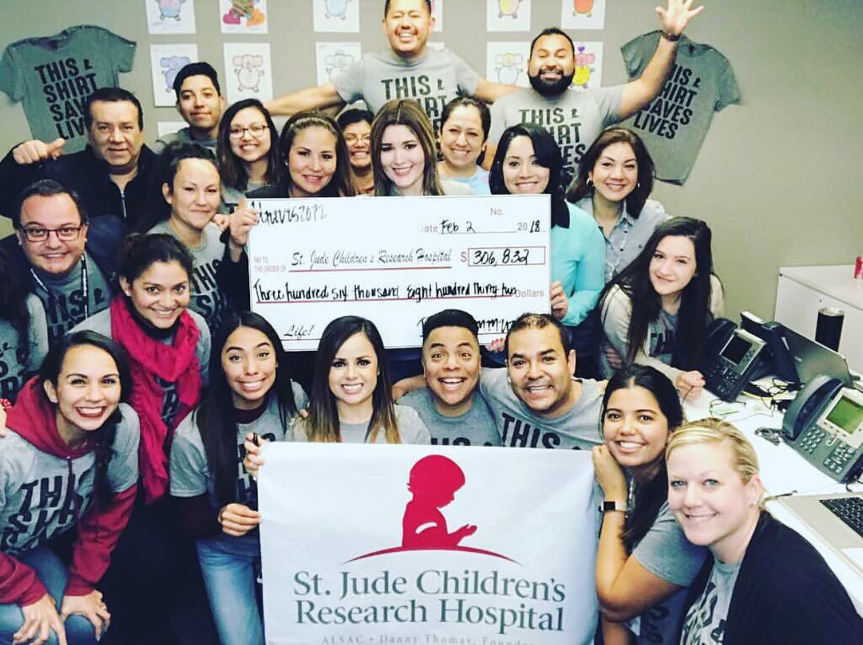 ¡GRACIAS DALLAS!
<br>
<br>
<b>DONA AQUÍ: <a href="http://bit.ly/UnidosConStJude" target="_blank">bit.ly/UnidosConStJude</a></b>