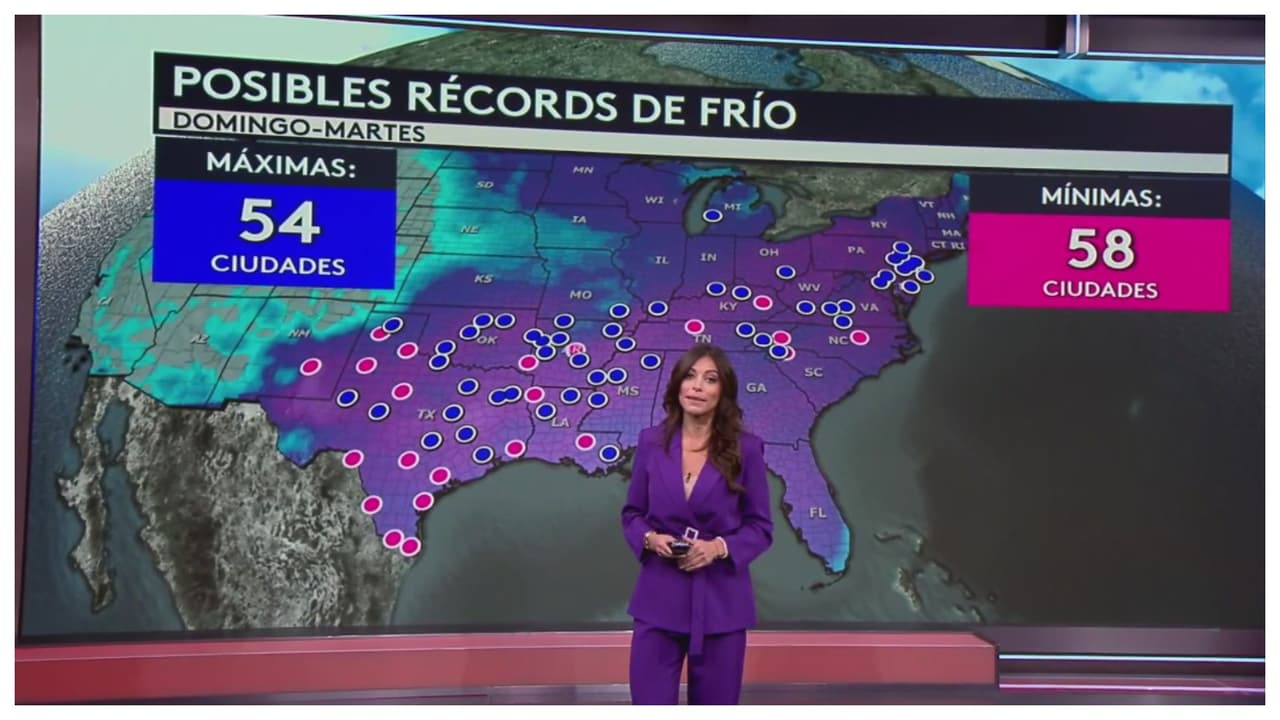 Mapa en tiempo real: Así avanza la tormenta invernal en EEUU