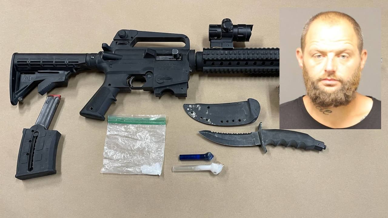 Armas y drogas: arrestan a un hombre por delitos graves en Mohave