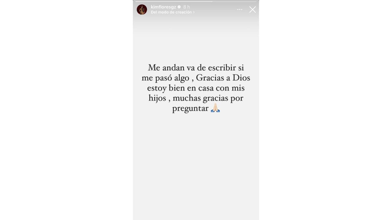 Kimberly Flores acaba con especulaciones.
