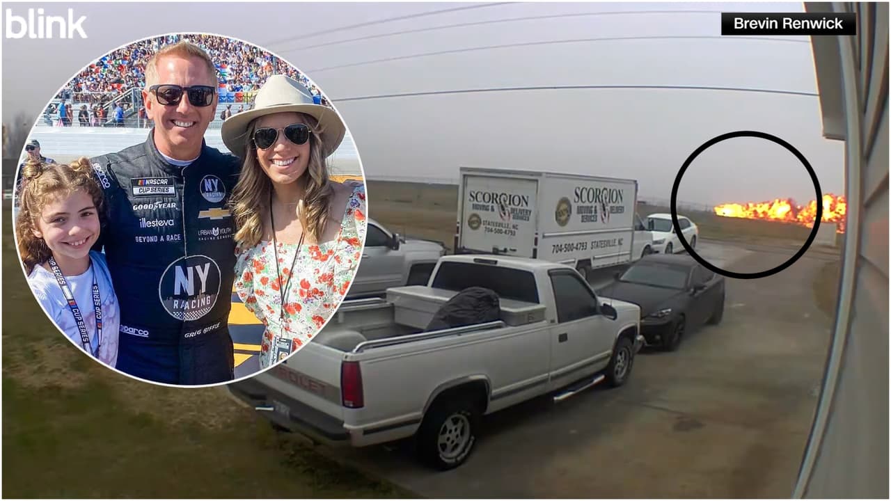 Video capta el momento del impacto del avión en el que murió el expiloto de NASCAR Greg Biffle y su familia