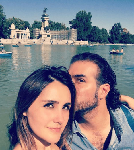 Disfrutando las bellezas de Madrid.