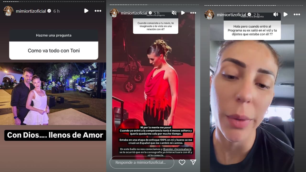 Mimi Ortiz, novia de Toni Costa, hizo aclaraciones sobre su relación.