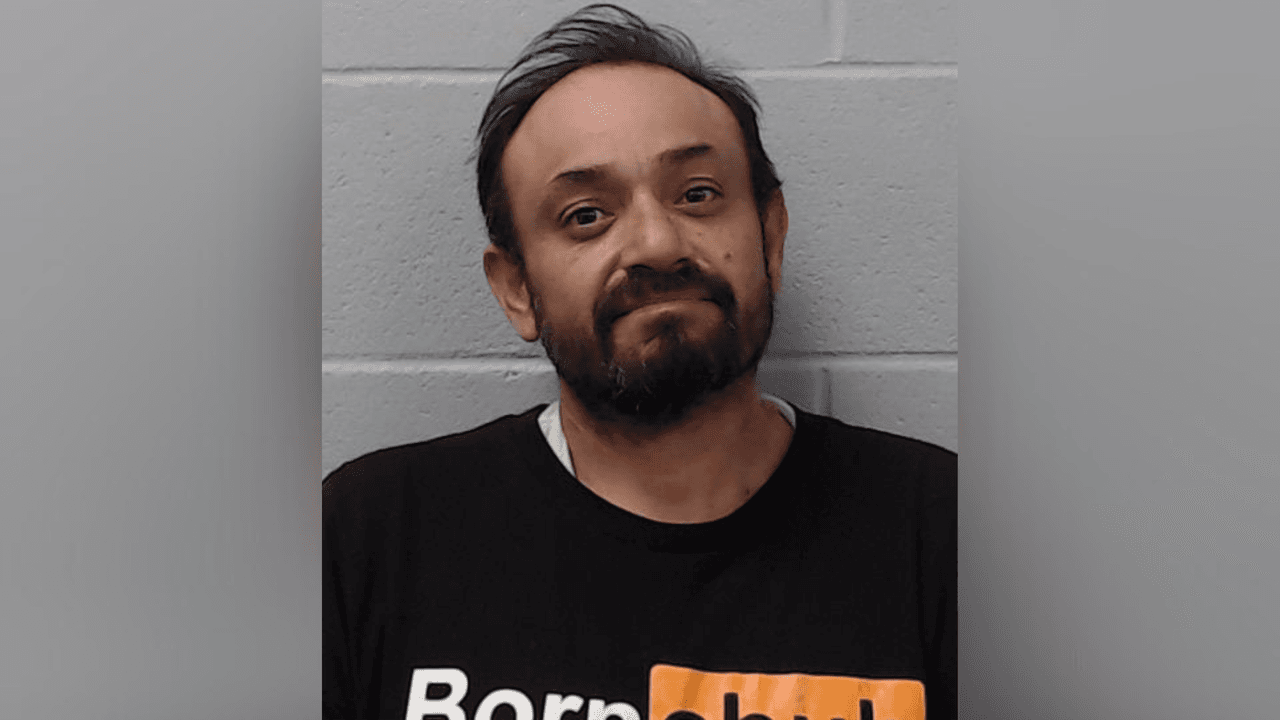 Jerry Hernández, detenido en el condado de Hays en enero de 2024.