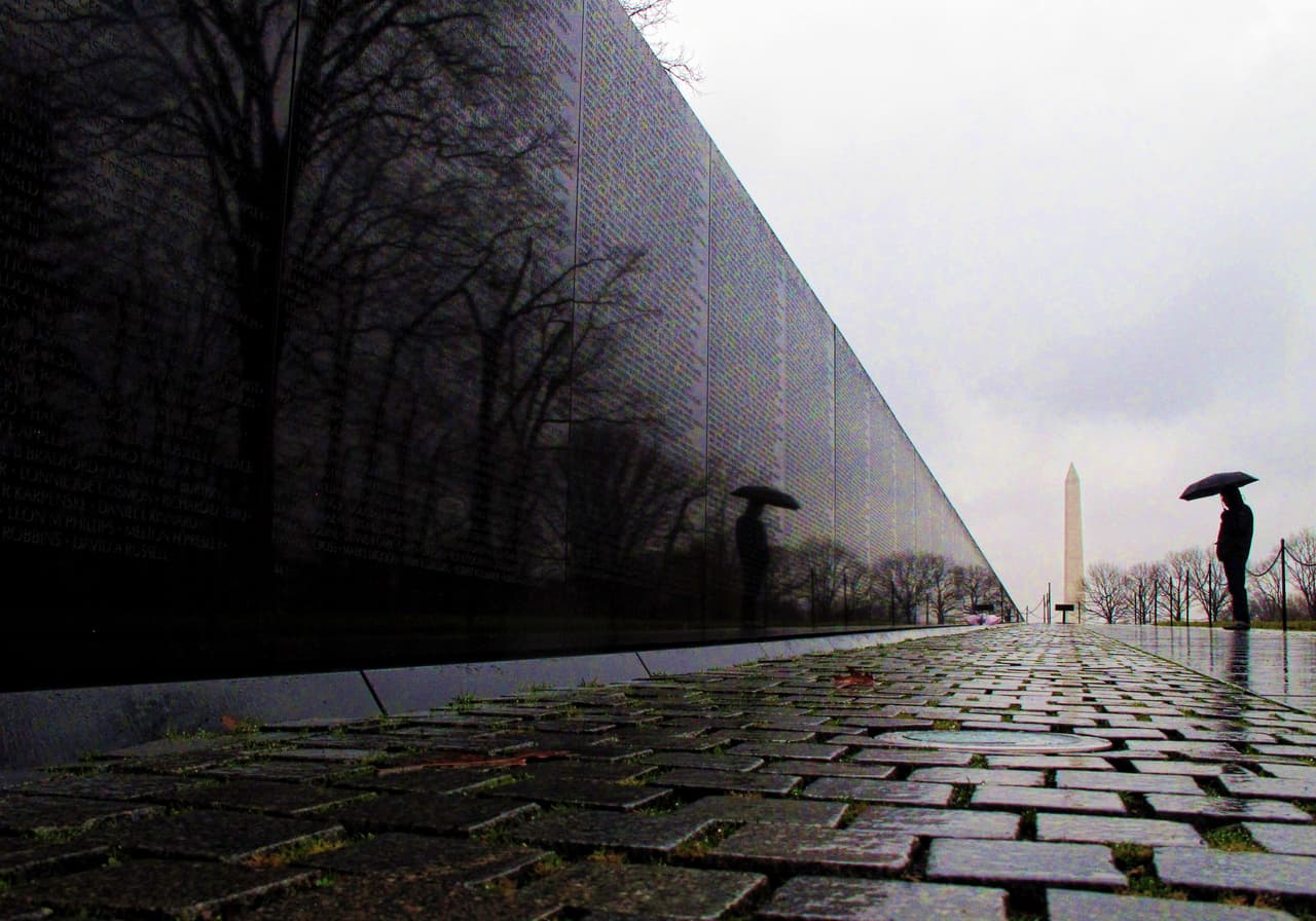 <b>Puesto 10. Monumento a los veteranos de Vietnam, </b>en Washington DC: 4,719,148 visitas en 2018.