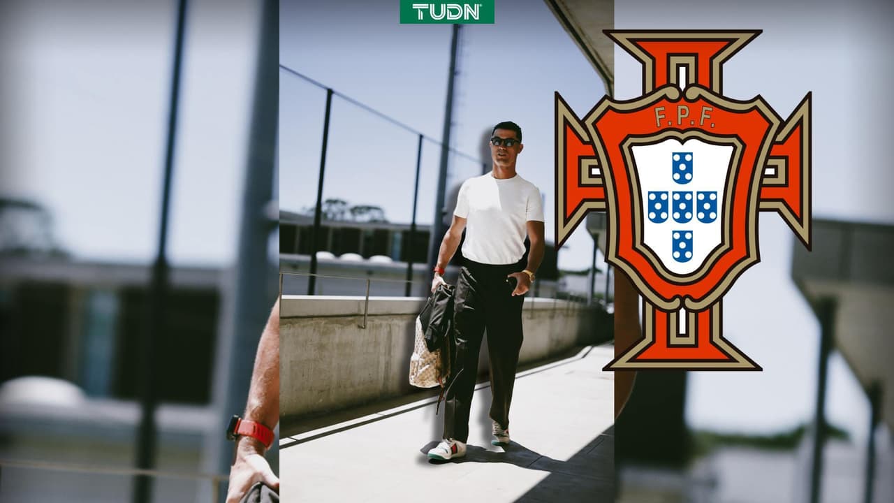 Cristiano Ronaldo llegó a la concentración de Portugal para el Mundial