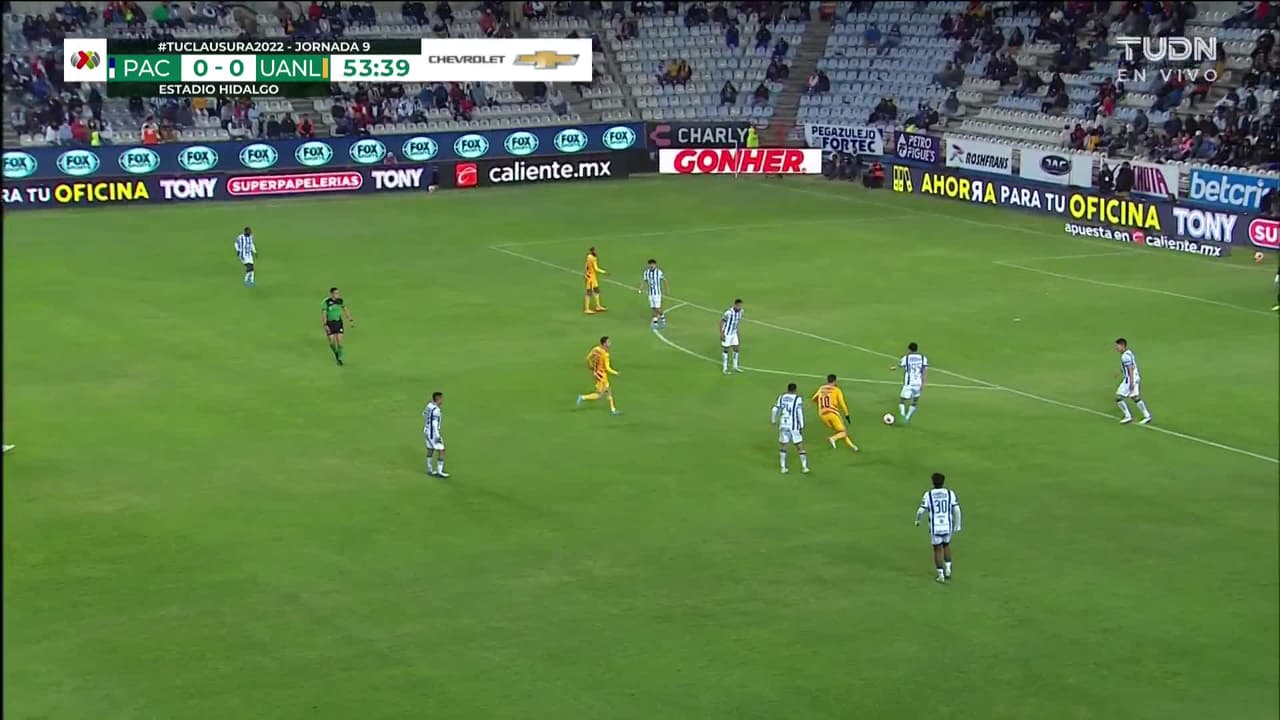 ¡GOOOL! Víctor Guzmán anota para Pachuca.