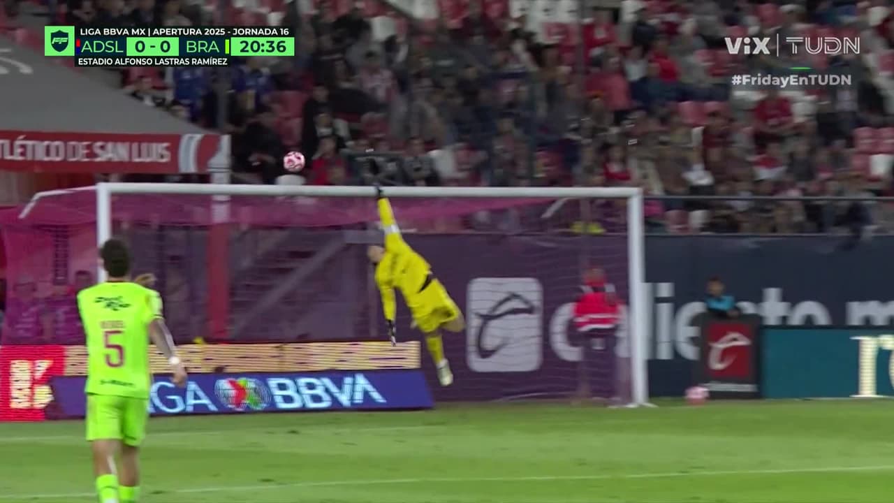 ¡Cerca la bala! Salles-lamonge mete riflazo que saca pintura del poste