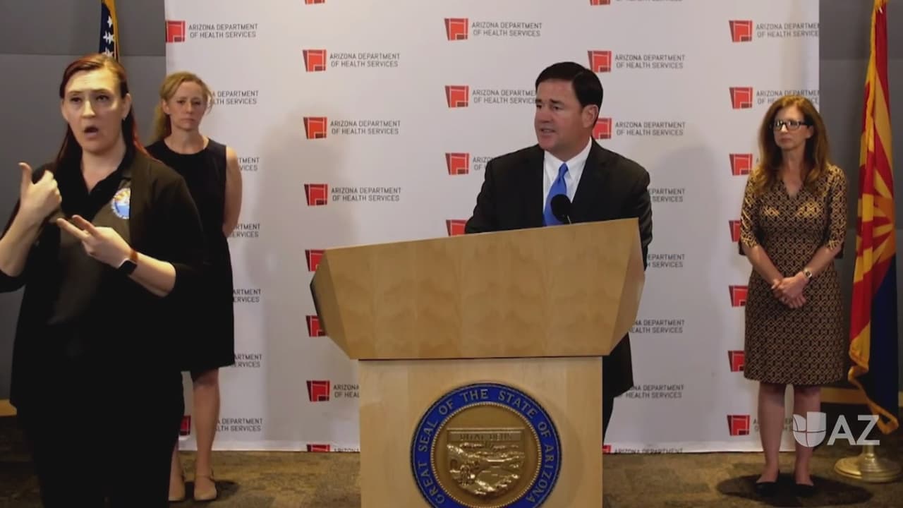 Se espera que el gobernador hable sobre el repunte de casos de coronavirus en Arizona