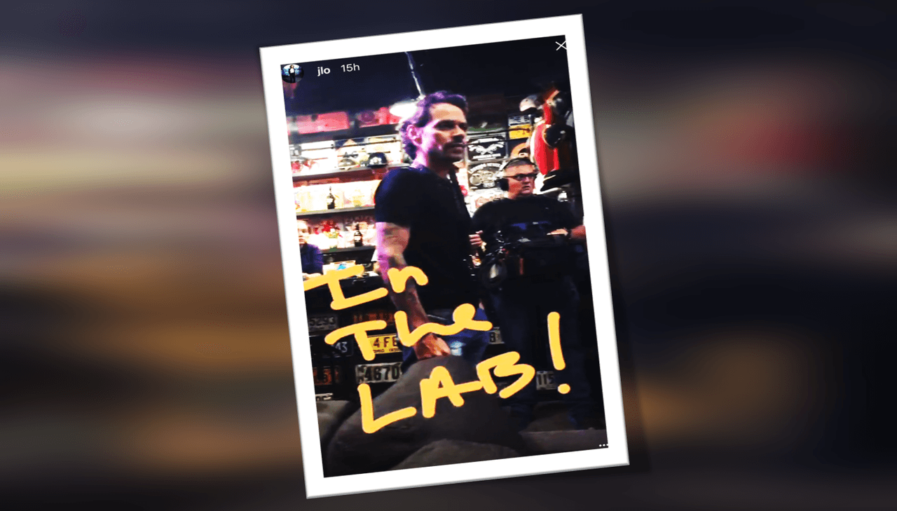 Jennifer López y Marc Anthony, juntos de nuevo en el estudio de grabación