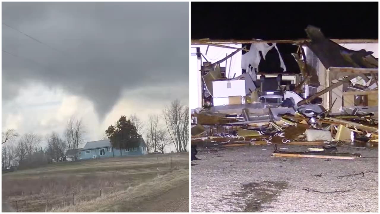 Tornado golpea el sureste de Illinois: heridos y viviendas destruidas en Crawford