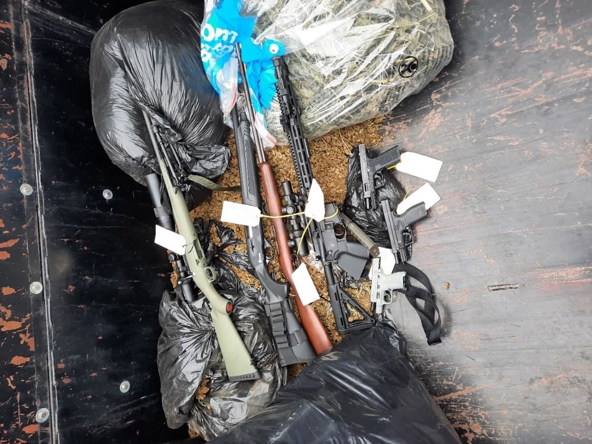 En total, 53 armas de fuego fueron confiscadas.