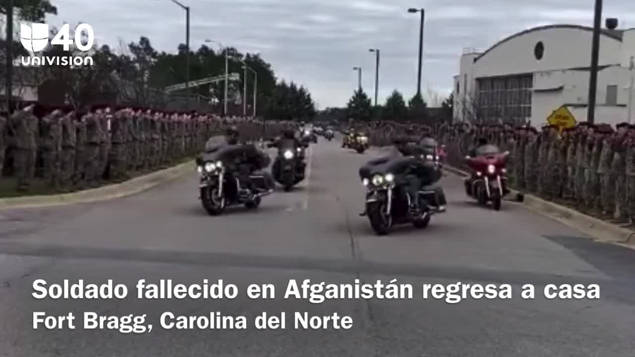 Soldado de Fort Bragg fallecido en Afganistán regresa a casa 