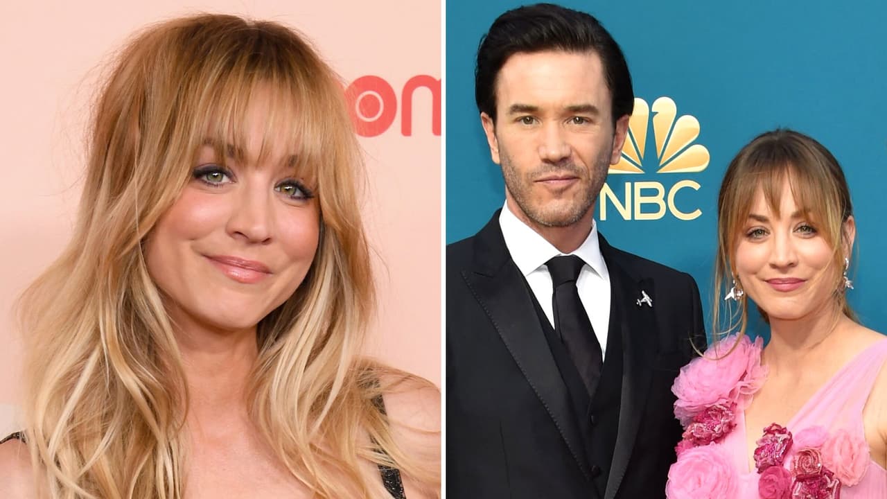 Kaley Cuoco y Tom Pelphrey