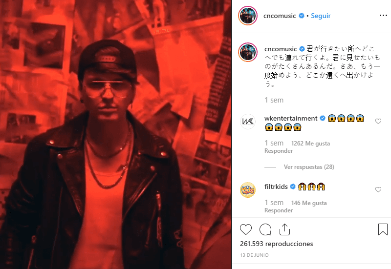 Con mensajes en varios idiomas, acompañados de imágenes de lo que sería el nuevo clip, la agrupación fue calentando el terreno para el lanzamiento.