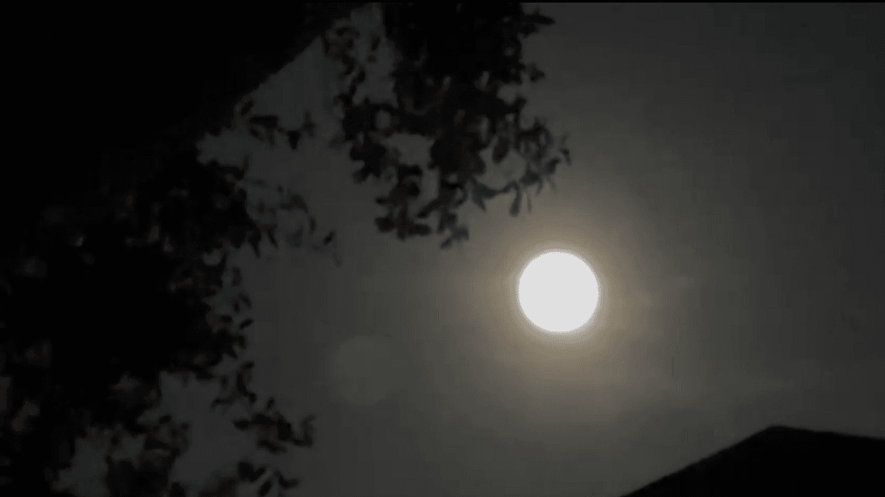 La luna se ve un 14% más grande y un 30% más brillante.