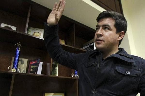 Daniel Ceballos, exalcalde de San Cristóbal Táchira, arrestado por el gobierno de Nicolás Maduro.