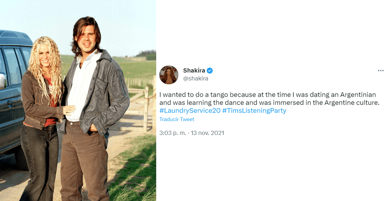 Shakira y Antonio de la Rúa