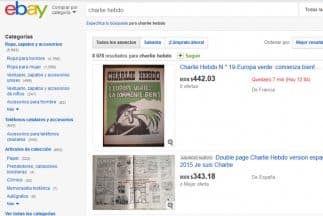 Charlie Hebdo es un éxito en eBay