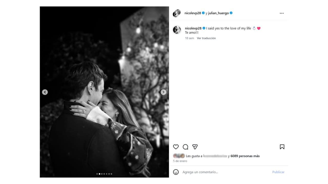 Hija de Arlette Pacheco anuncia su compromiso.