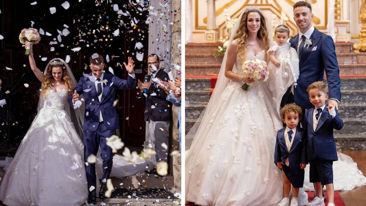 La boda se llevó a cabo en Oporto.