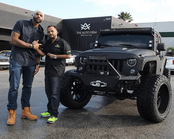 Otro pedido de Jorge Soler a Alex Vega. En este caso, una Jeep Wrangler intervenida