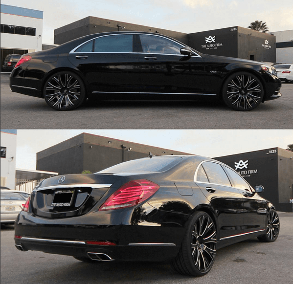 El Mercedes Benz S600 modificado a pedido del cubano Rusney Castillo