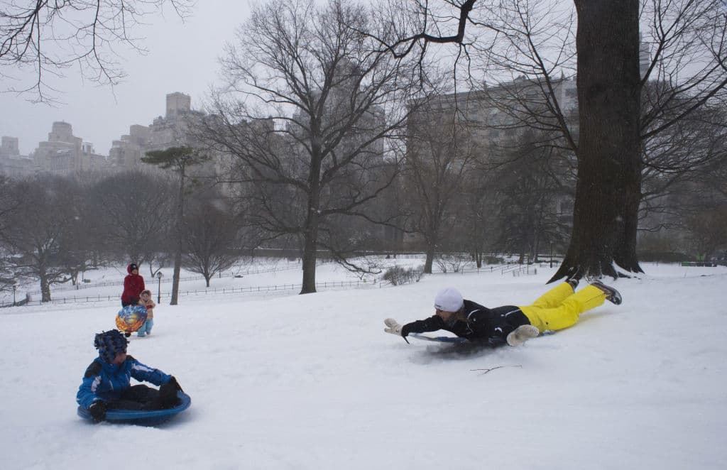Luego que la tormenta bajó fuerzas, el alcalde Bill de Blasio anunció que los estudiantes vuelven a clases este miércoles en las escuelas públicas del área.