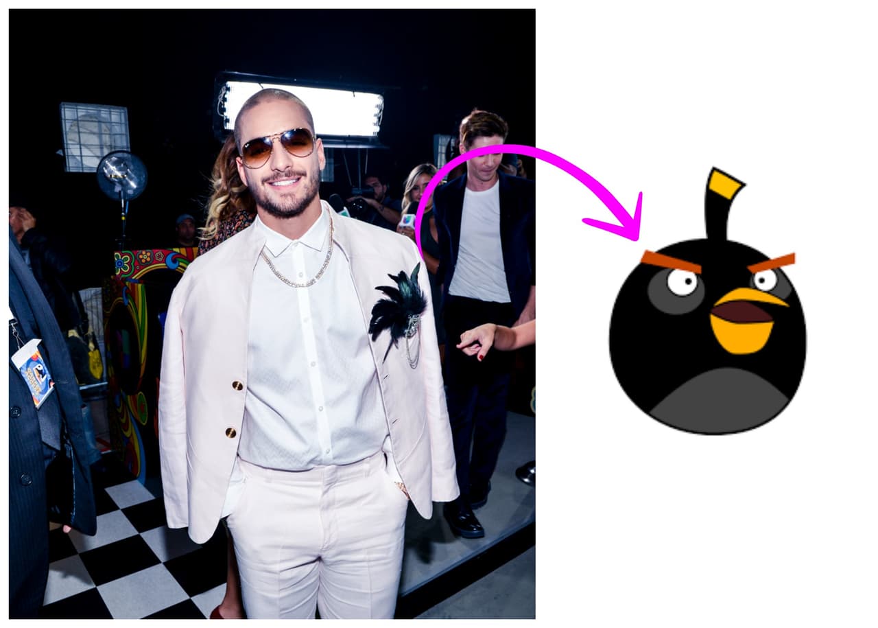 Parece que se colgó a un ungry bird, pero aún así se le veía muy cool.