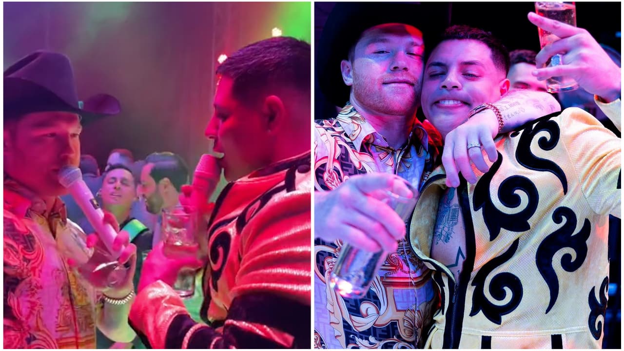 En video: el momento en que ‘Canelo’ le pide a Eduin Caz que se vaya de los XV años de su hija