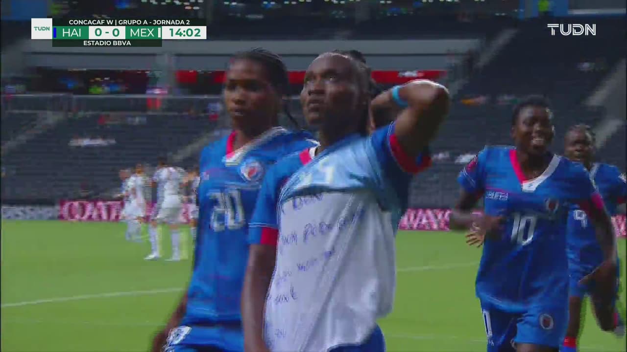 ¡Están dando la campanada! Borgella hace el 1-0 de Haití de penal