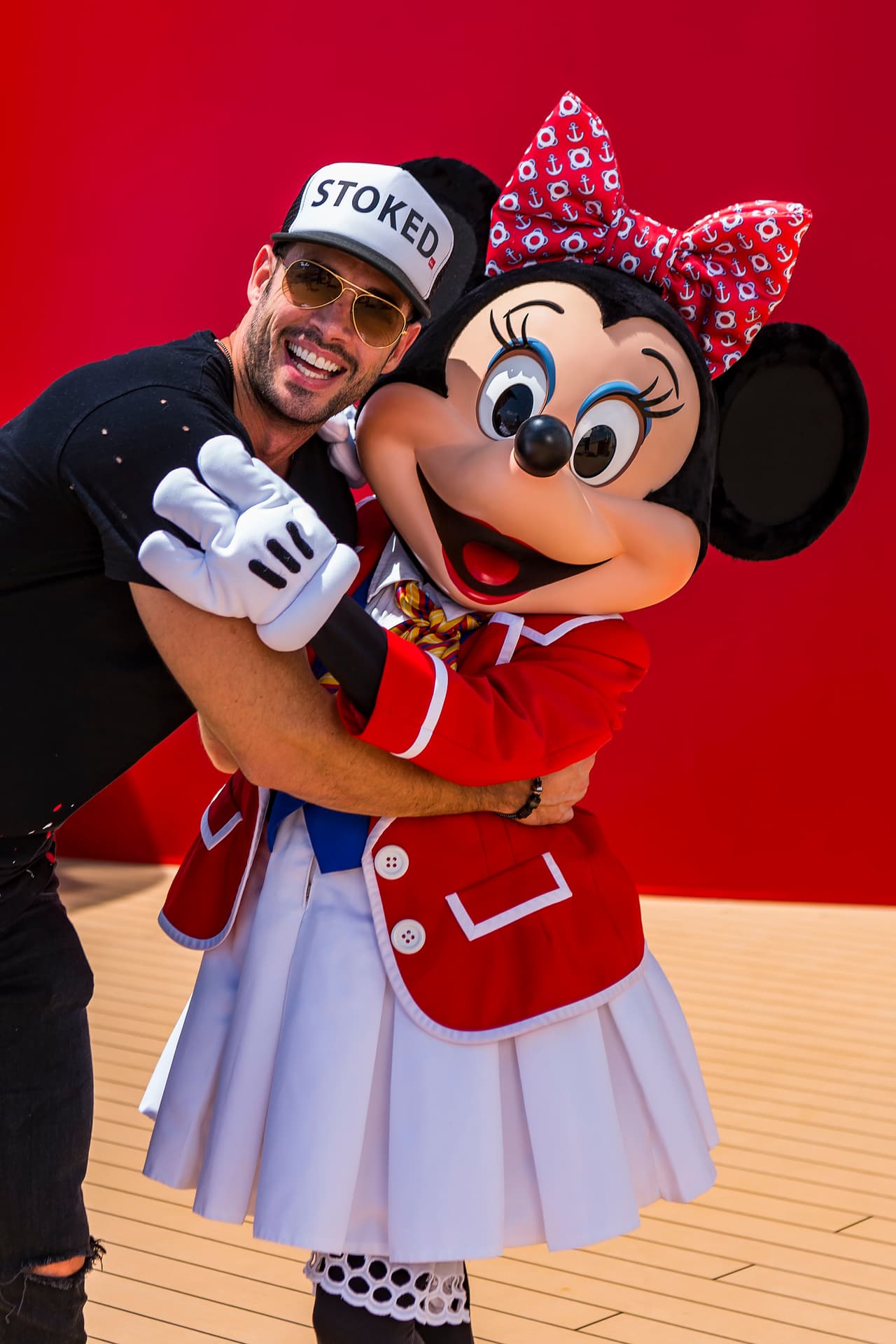 Y claro que ni la señorita Mouse se pudo resistir a los encantos del tierno William Levy.