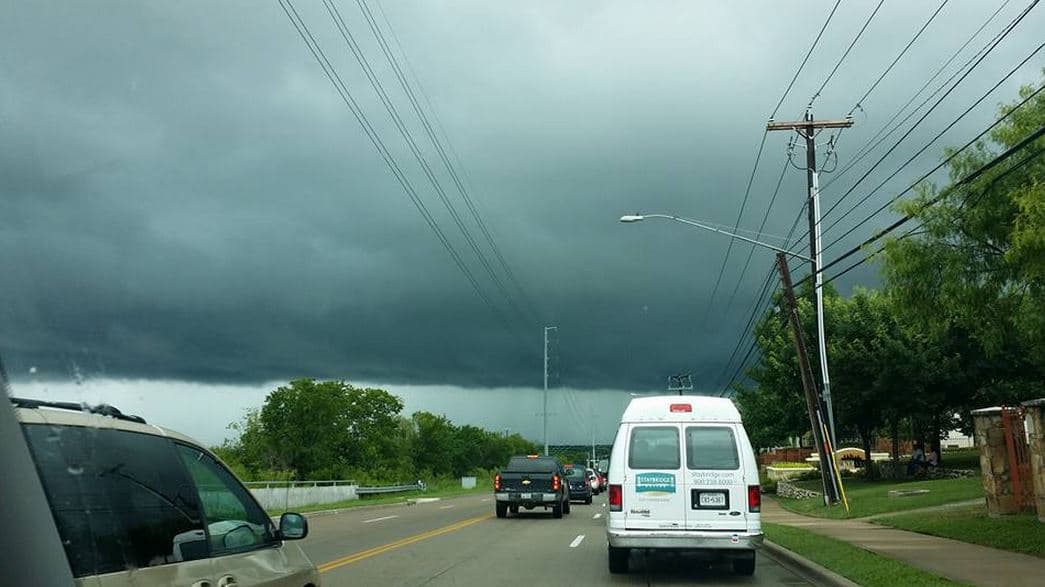 La audiencia compartió fotos de la zona tras el paso de la tormenta Bill.