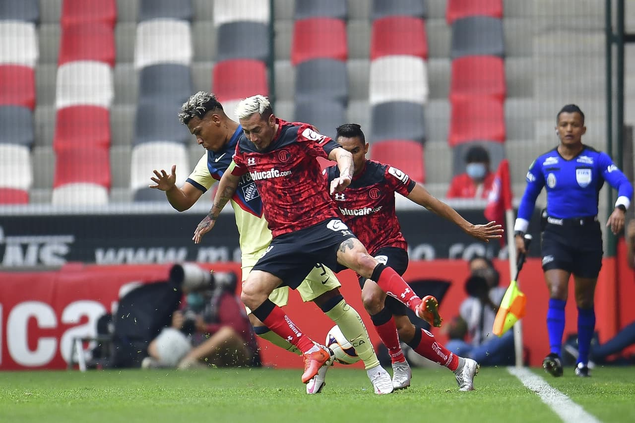 Toluca se impone con autoridad a un América que cometió errores defensivos que fueron aprovechados por el cuadro local.