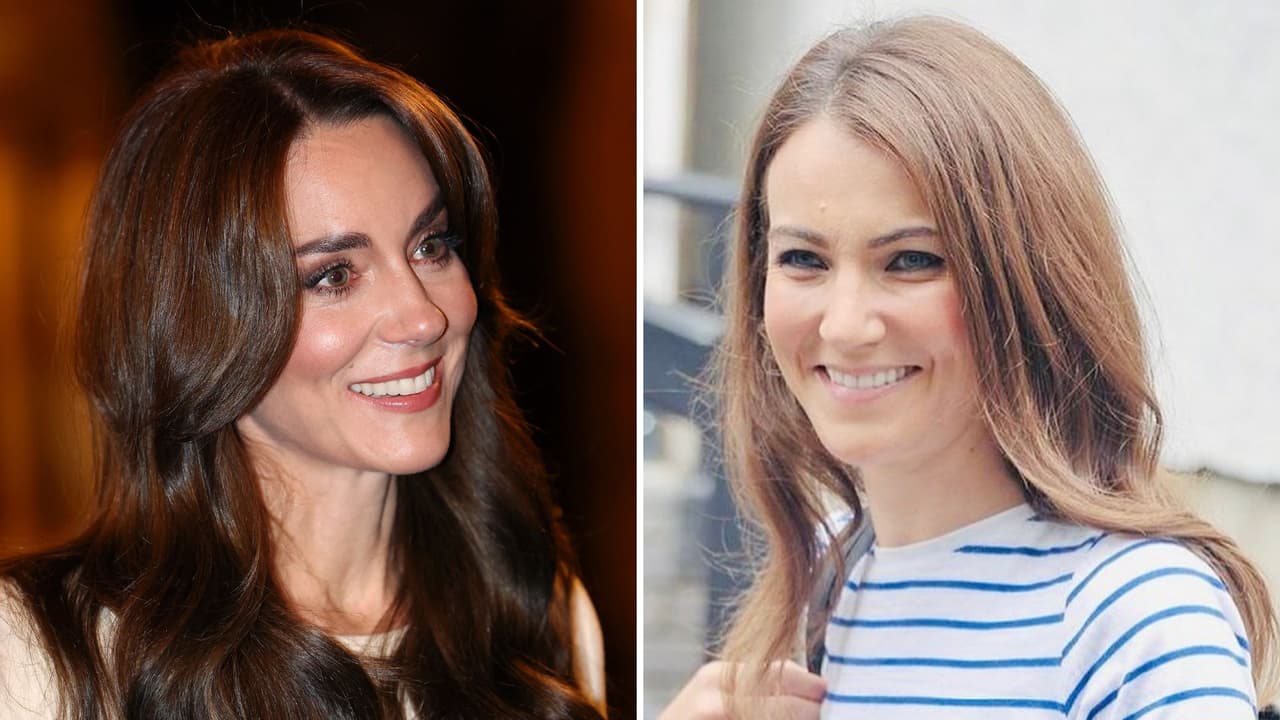 Kate Middleton y su doble, Heidi Agan.