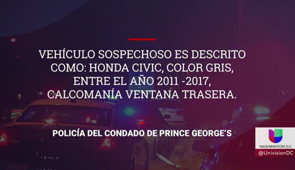 Se cree que el auto podría tener un agujero en el parabrisas, así como daños en el parachoques delantero del lado del pasajero y en el guardabarros.