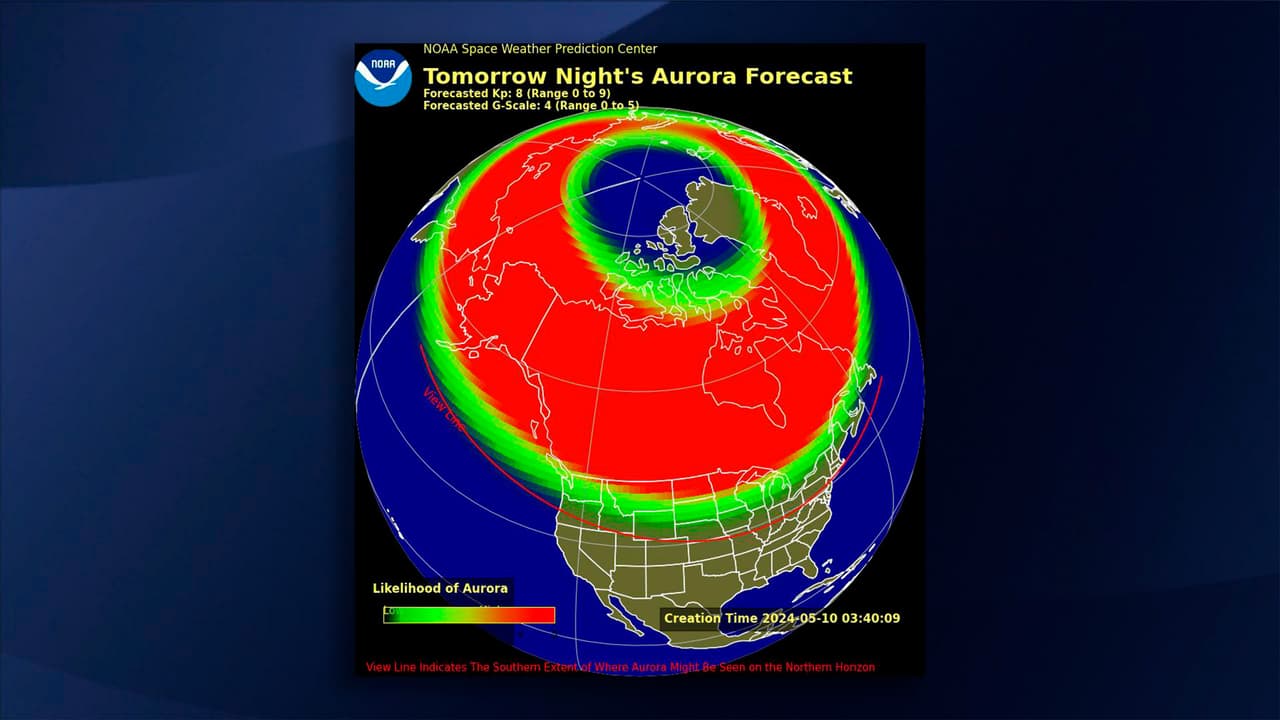 La tormenta solar podría extenderse durante el fin de semana