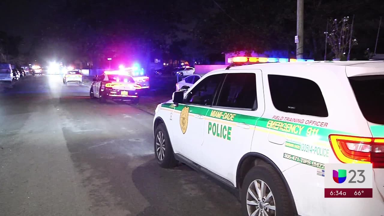 Un hombre muerto y una mujer heridad de gravedad deja tiroteo en el noroeste de Miami-Dade