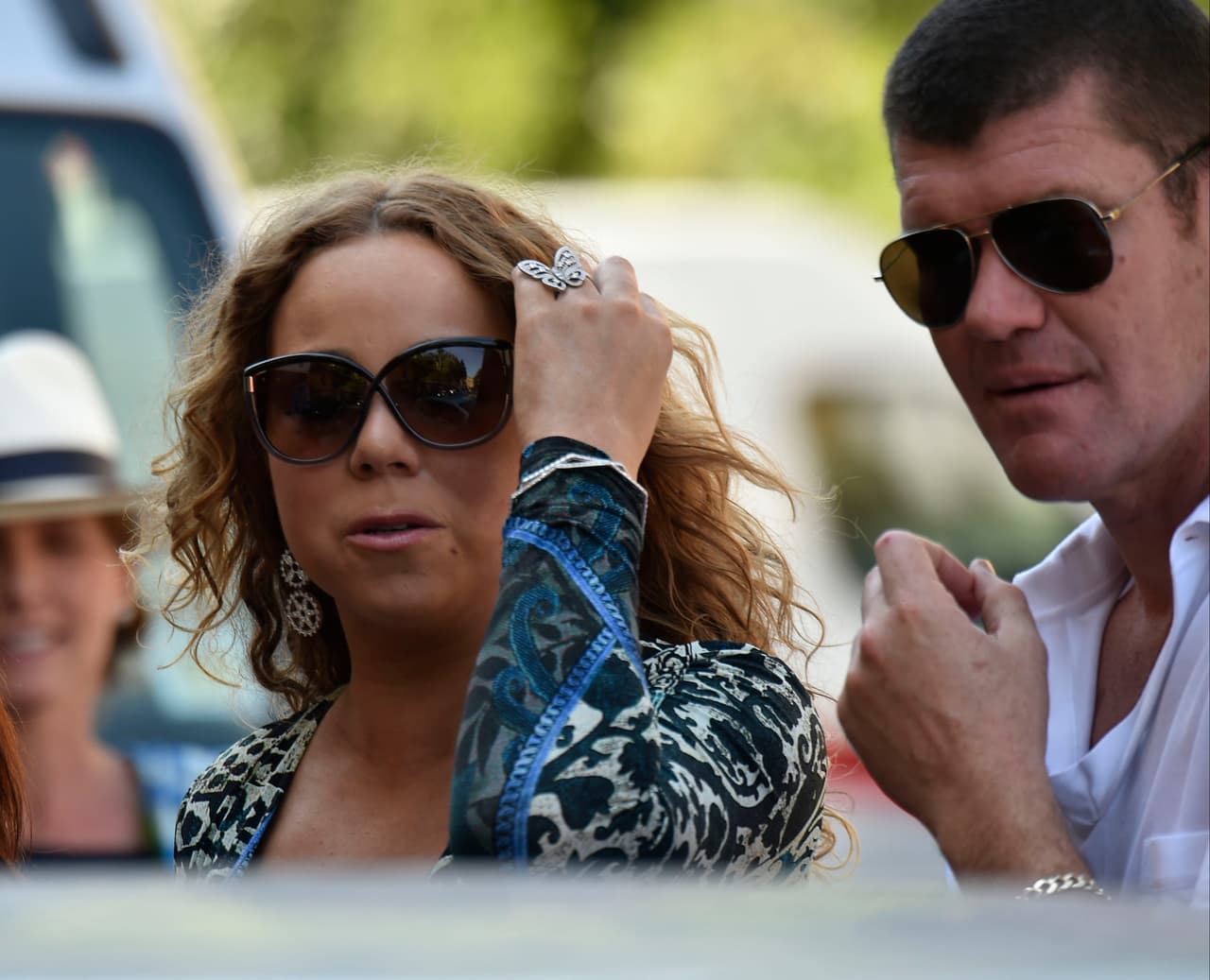 Mariah no se ocultó de los paparazzi, pues está tan enamorada que sólo quiere vivir el momento.