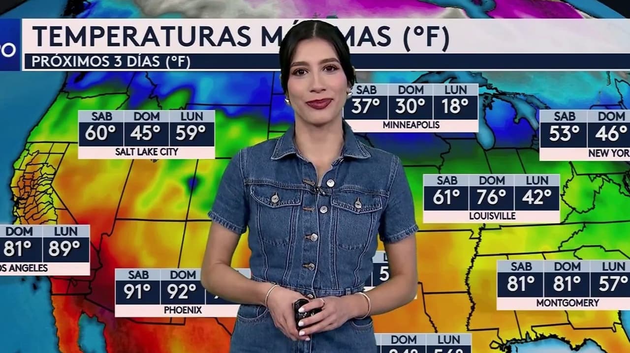 Clima en EEUU este fin de semana: ¿En qué zonas hay advertencias por tiempo invernal y por calor extremo?