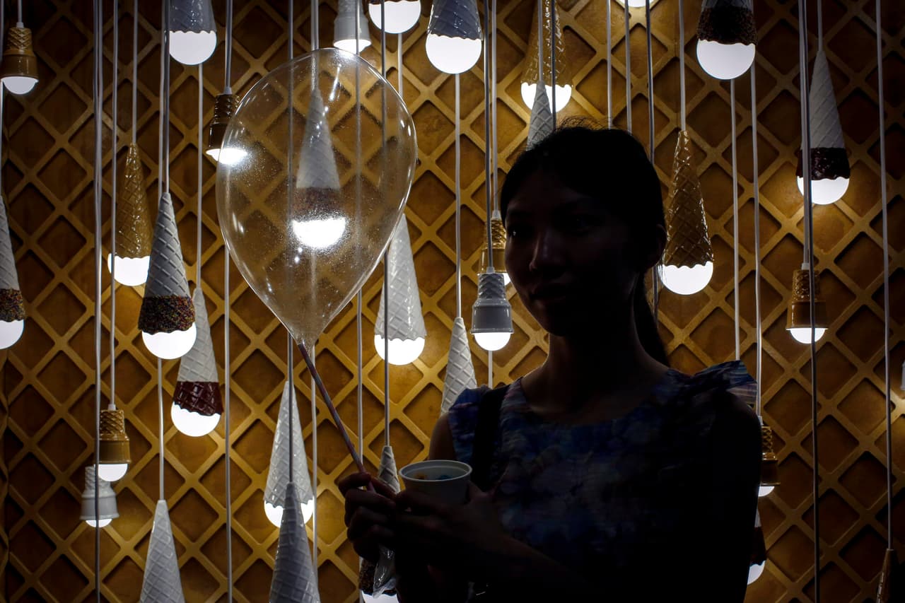 Los conos están de varias formas y en todos lados.